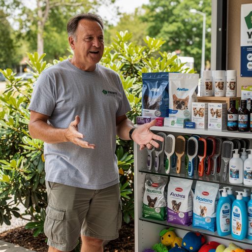 新しいペット用ベッドでくつろぐ犬の画像